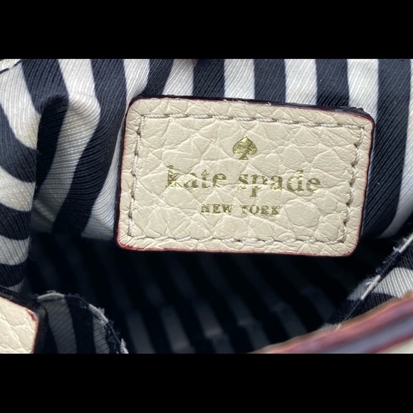 VTG Kate Spade ♠️ Pebbled Leather Bag Excellent Used Condition - Picture 7 of 14